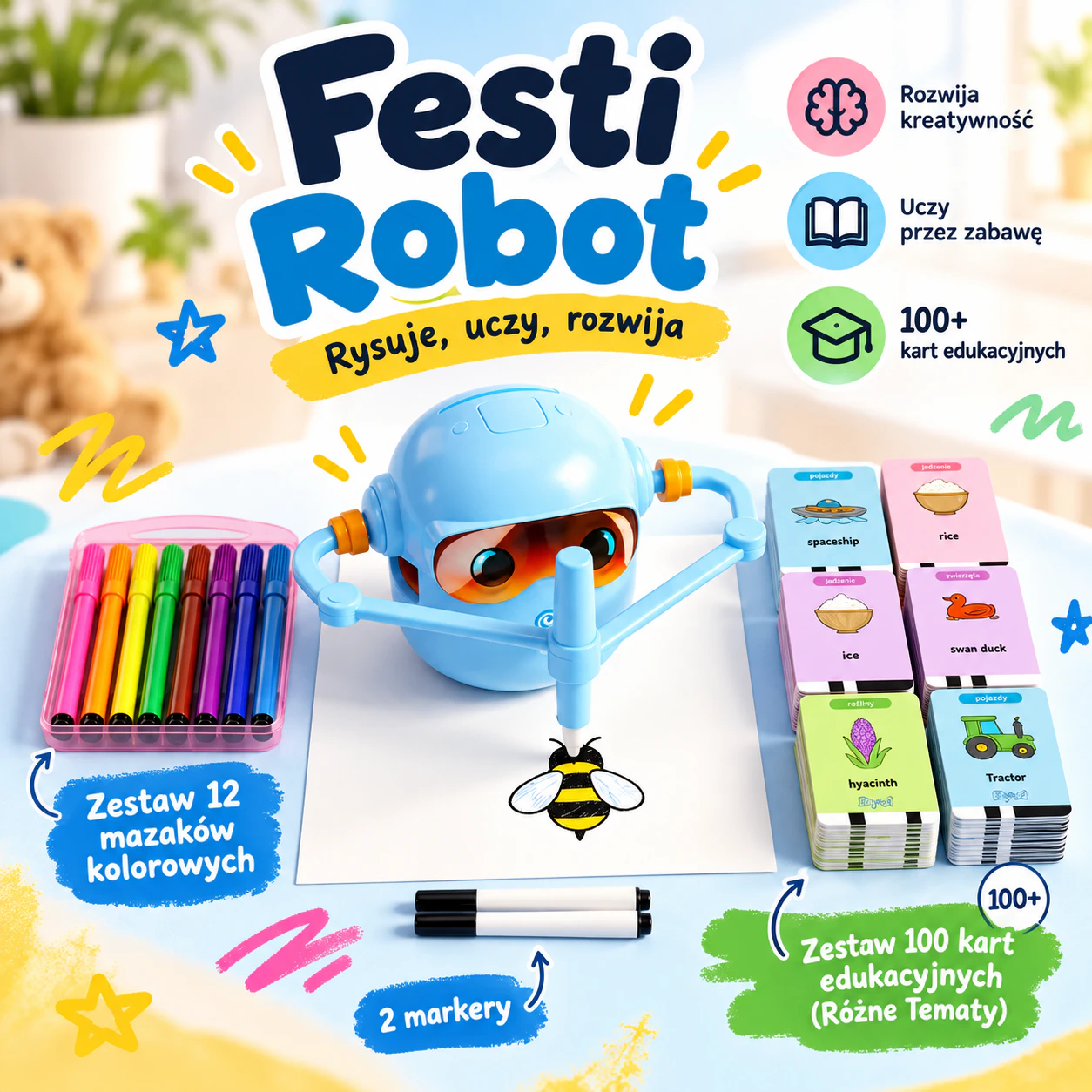 Festi Robot - Rysuje, Uczy, Rozwija 1