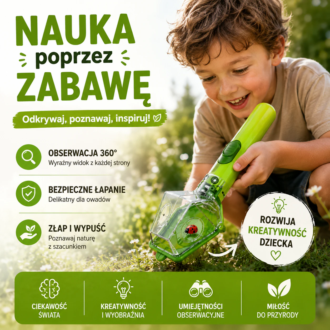 Łapek Owadów - Zobacz przyrodę z bliska 1